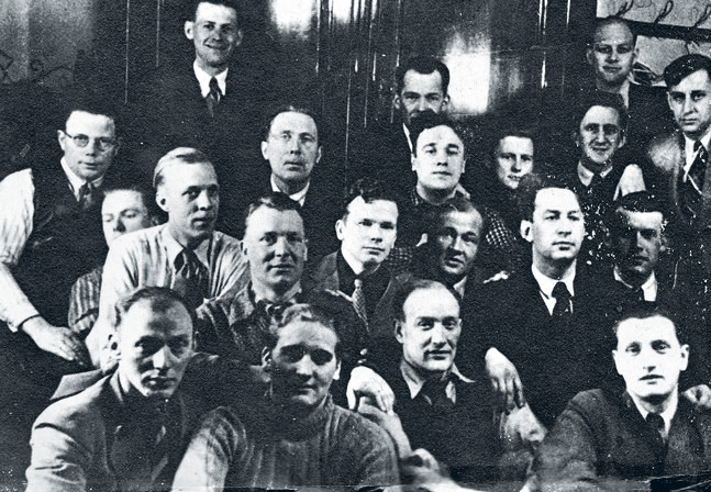 Peter and other members of the Haugesund group circa 1940 