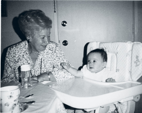 Helen with granddaughter