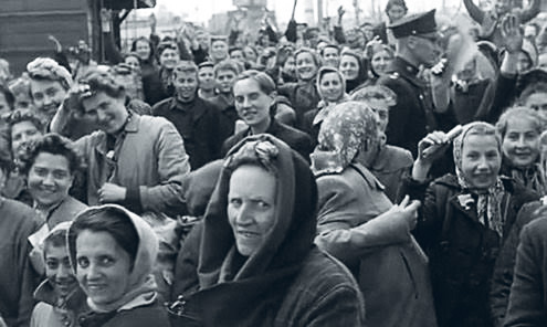 Trien arrives at Malmö harbour 28th April 1945